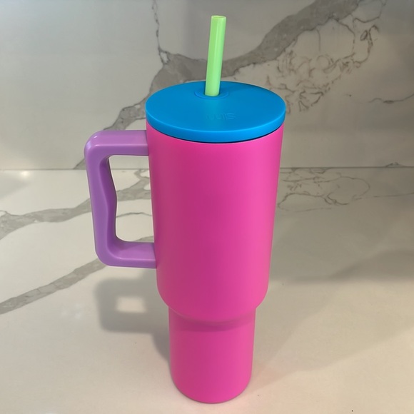 Simple Modern - 80s MIX (neon mix) 40 oz Trek Tumbler w/handle - NWT! - Picture 3 of 9